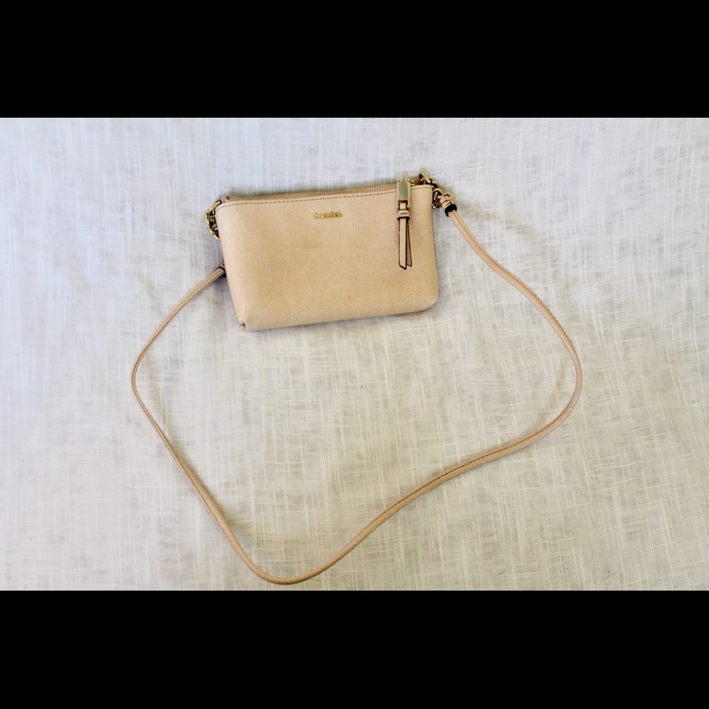 Calvin Klein Hayden Saffiano Leather Crossbody